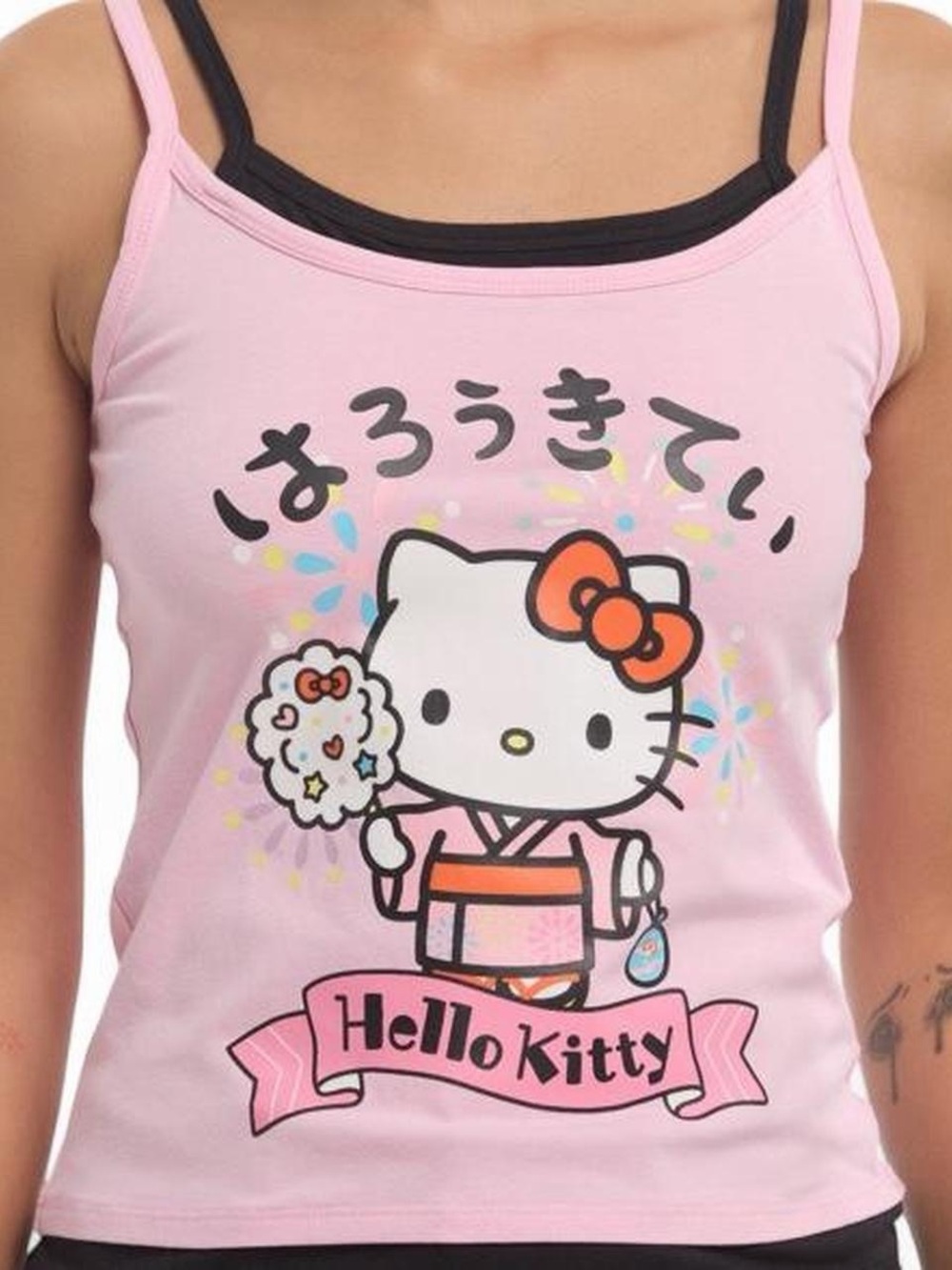Hello Kitty Matsuri Double Layer Girls Cami Size S BNWT